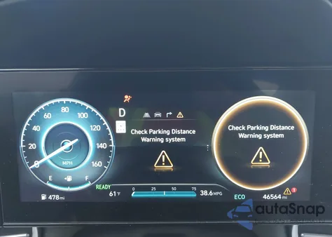 2024 Hyundai Elantra Hybrid Limited from USA, damaged, VIN KMHLN4DJ1RU095663